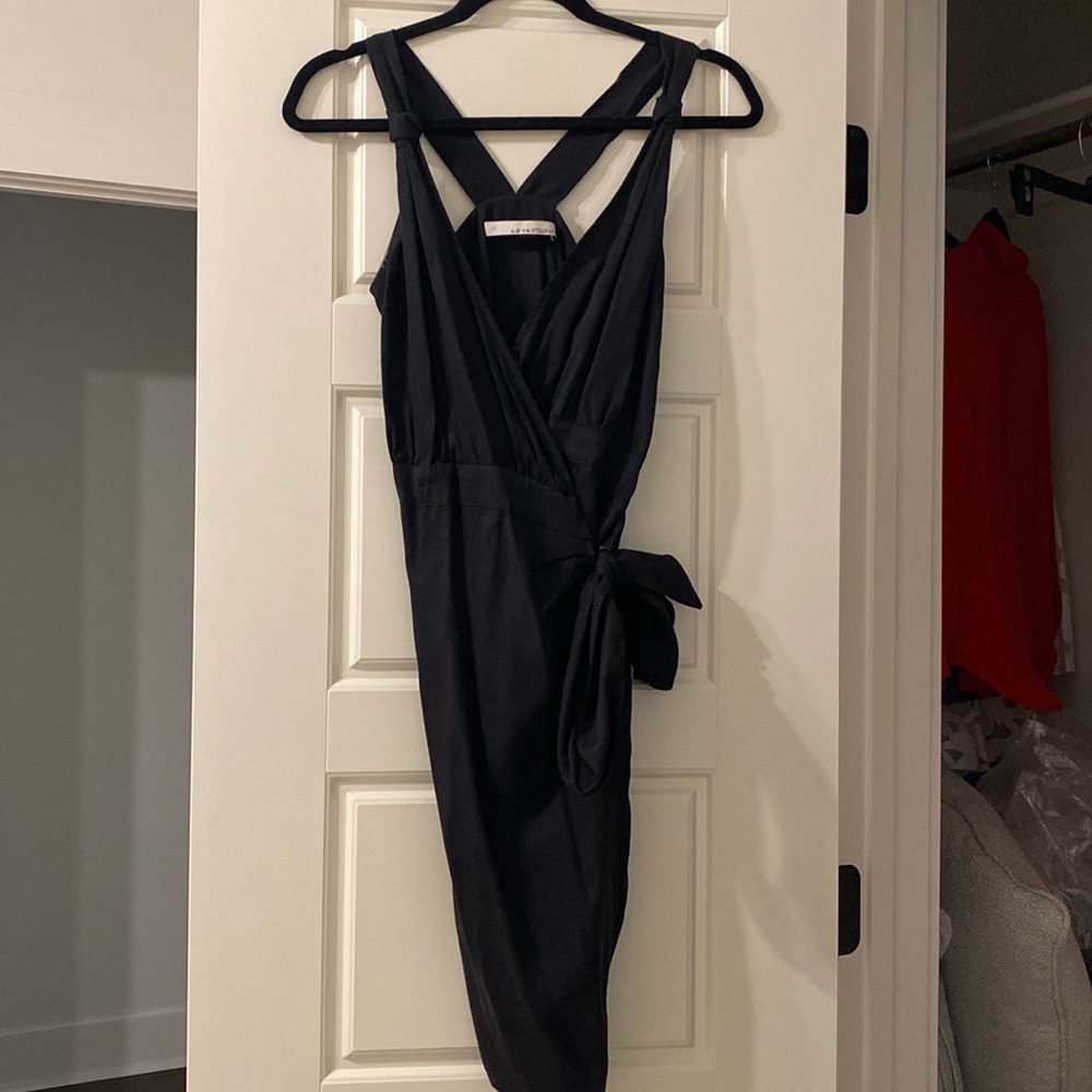 Stillwater XS black wrap dress